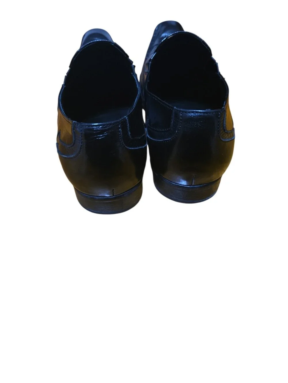 Men's Aldo Black Leather Slip-On Dress Shoes | Size 10